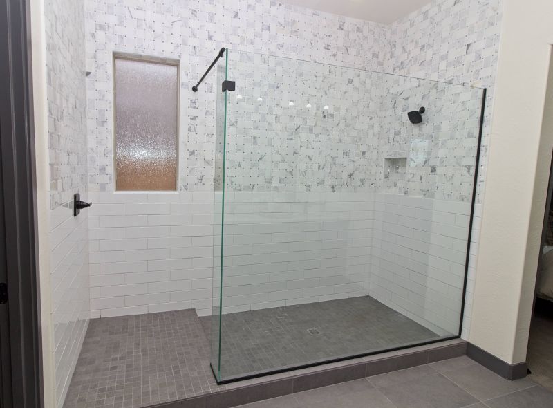 Shower Niche with Recessed Shelves